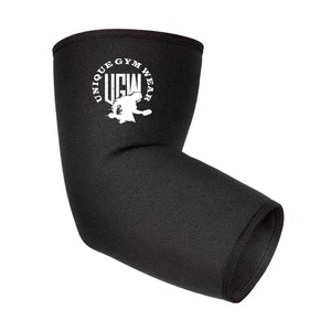 UNIQUE GYM WEAR - Rodillera Gruesa de Poliéster y Algodón con Logotipo Personalizado Impreso para Levantamiento de Pesas y Entrenamientos de Gimnasio - Transpirable y de Secado Rápido - Product Image 1