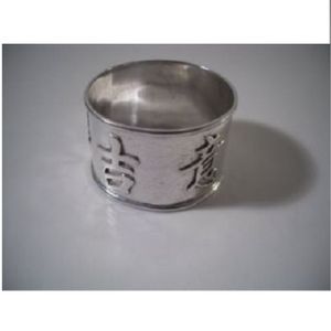 Elegant Napkin Ring in Stainless Steel Stylish Design Perfect for Restaurants Weddings and <b>Parties</b> <b>Table</b> Decor Accessory - Product Image 4