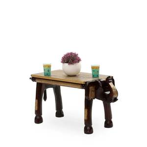 Su misura in legno dipinto a mano elefante tavoli a tema con cassetti ideale per la decorazione della casa negozi per la rivendita - Product Image 5