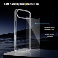Funda de Silicona Transparente para 17 Air 2 en 1, Ultrafina, Impermeable, Antigolpes, Ligera, Estilo Ins, Protección