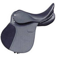 Cómodo sillín de caballo de cuero duradero Premium Western Riding Saddle con asiento acolchado y estribos ajustables para jinetes - Product Image 4