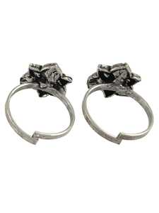 Fast Shipping Oxidised <b>Silver</b> <b>Toe</b> <b>Ring</b> Womens Everyday Jewelry Stylish Adjustable <b>Ring</b> Direct Sale from Indian Supplier - Product Image 3