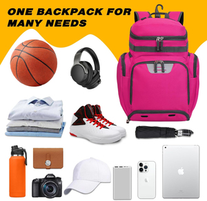 Sac à dos de basket-ball décontracté personnalisé pour hommes Sac de football étanche pour le sport - Product Image 4