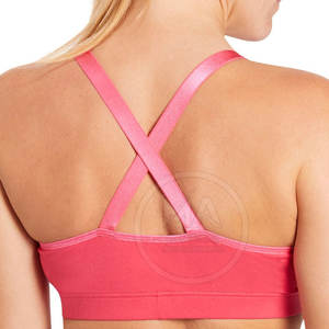 Respirant femmes soutien-gorge de gymnastique Design Unique femmes soutien-gorge de gymnastique séchage rapide sans manches couleur unie femmes soutien-gorge de gymnastique - Product Image 3
