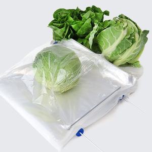 Custom Print <b>Transparent</b> Plastic Wicket Vented <b>Bags</b> Normal Shaped Fresh Fruit Lettuce Vegetable for Food Packaging for Bread - Product Image 3