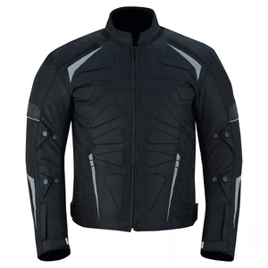 เสื้อแจ็กเก็ตมอเตอร์ไซค์สำหรับผู้ชาย, อุปกรณ์สำหรับขับขี่ผ้าทอสำหรับทุกสภาพอากาศมีแถบสะท้อนแสงเสื้อแจ็กเก็ตบุนวมสำหรับนักปั่นจักรยาน - Product Image 6