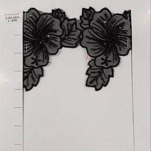 ลูกไม้ปักลายดอกไม้สีสันสวยงามสำหรับแฟชั่นของตกแต่งบ้านและโปรเจกต์งานฝีมือ - Product Image 1