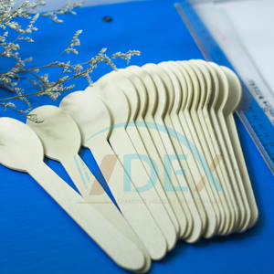 ชุดช้อนส้อมไม้ย่อยสลายได้เป็นมิตรต่อสิ่งแวดล้อมแบบเวียดนามชุดช้อนส้อมแบบใช้แล้วทิ้ง - Product Image 2