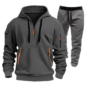 Ventes en gros de survêtements décontractés pour hommes de haute qualité, vêtements de sport, design personnalisé, sweat-shirt d'hiver léger, coupe-vent, respirant - Product Image 1