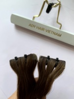 Extensions de cheveux naturels vierges Remy 9A HD à double trame, cuticules alignées, invisibles, sans couture, ondulées, bouclées, afro, vietnamiennes, en vrac, pour la vente en gros