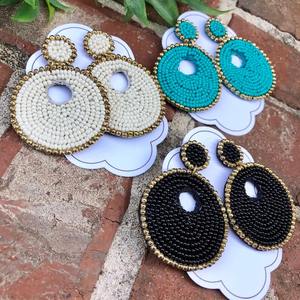 Pendientes de Plata de Ley 925 de Estilo Clásico con Cuentas de Piedras Preciosas, Accesorio de Joyería de Moda - Product Image 3