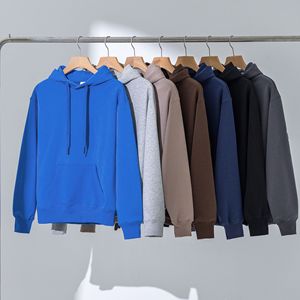 เสื้อฮู้ดผ้าซาตินสำหรับผู้ชายเสื้อสเวตเตอร์มีฮู้ดขนแกะเสื้อสเวตเตอร์สเวตเตอร์ออกแบบโลโก้ได้เองใส่ได้ทั้งชายและหญิง500GSM - Product Image 3