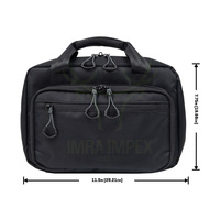 Kotak Pistol Premium Imra Impex terbuat dari Nilon Balistik dengan Pemisah Neoprene Desain Aman dan Bergaya Tas Pistol.