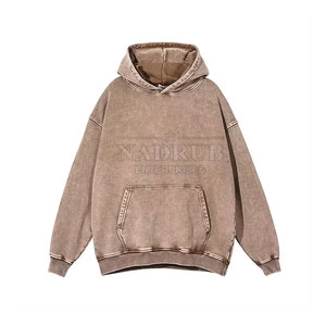 Ropa cómoda Nuevo estilo Vintage Effect Hoodies Diseña tus propias sudaderas básicas Vintage Effect - Product Image 1