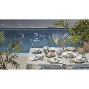 Lot de 4 assiettes d'appoint en bambou pour salle à manger et décoration intérieure Nouveauté et décoration intérieure créative - Product Image 3