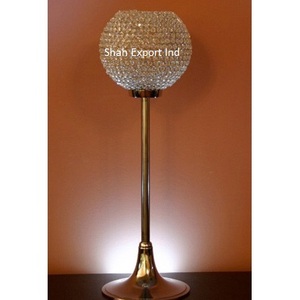 Shimmer argent acrylique cristal mariage lumières décorations gobelet bougeoir pièce maîtresse événements fête fournitures - Product Image 6