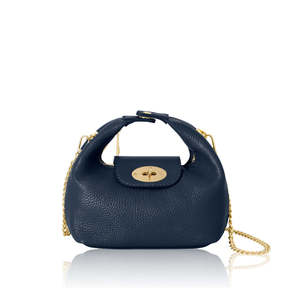 Mini bolso convertible de cuero genuino hecho a mano en Italia-PS703 - Product Image 2