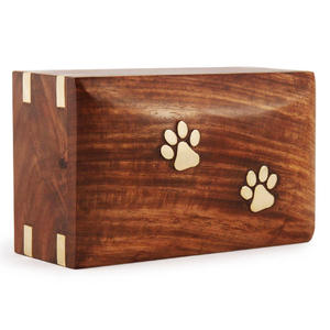 Urnas de cremación de la más alta calidad, diseño elegante, cenizas humanas y Pat, urna de madera conmemorativa funeraria, forma rectangular personalizada - Product Image 6