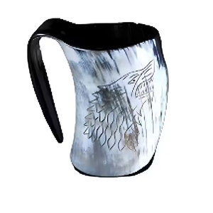 Taza de cuerno para beber terminada de alta calidad, fabricante de India, taza de cuerno para beber de búfalo pulido, venta al por mayor por Crescent Crafts - Product Image 3