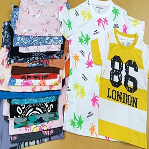 Ropa de manga corta para niñas, lote de ropa de verano y otoño, camiseta para niños y bebés, Premium Camiseta de algodón con estampado de cartón - Product Image 1