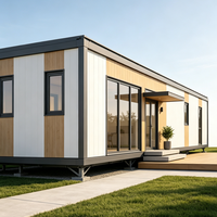 Maison Modulaire Préfabriquée Personnalisée à Montage Rapide pour Chambre d'Hôtes de Complexe, Bureau Temporaire, Bâtiment et École