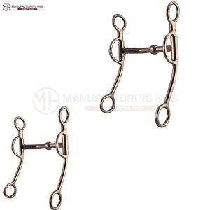 Fabricant et fournisseur de matériel équestre de premier plan, mors à demi-joue pour l'équitation, fabriqué au Pakistan - Product Image 3