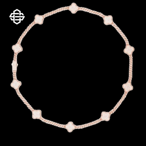 Luxe Hiphop Moissanite Glacé Trèfle Collier pour Hommes et Femmes Mode Chaîne Cubaine Diamant Simulé Bling Bijoux - Product Image 1