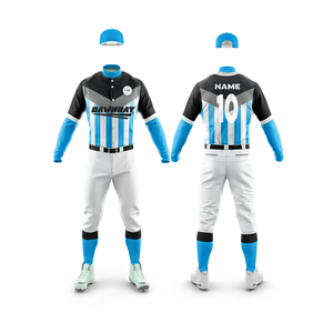 Uniforme de baseball professionnel personnalisé |   Tenue de baseball d'équipe avec logo et numéros personnalisés |   Ensemble de baseball en polyester respirant - Product Image 2