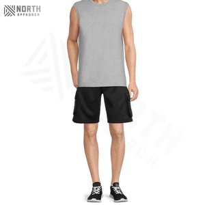 <b>Men's</b> Casual Sports Gym <b>Shorts</b> Hot Selling Solid Pattern Spandex Cotton Breathable Mesh Design Pockets Eco-friendly Oem Service - Product Image 2