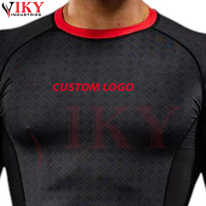 Tela de Spandex 100% Poliéster Personalizada con Compresión al Por Mayor, Mejor Precio, Impresión Digital, Camiseta Deportiva para Adultos - Product Image 5