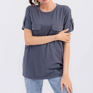 Camisetas de Manga Corta para Mujer, Ecológicas, Ajustadas, Transpirables, con Colores y Logotipos Personalizados, Ropa Casual Urbana, Novedad 2026 - Product Image 3