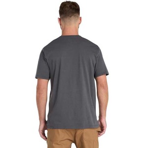 เสื้อยืดผู้ชายแขนสั้นระบายอากาศได้ดี, เสื้อยืดคอกลมผ้าฝ้ายทรงสลิมฟิตสไตล์ฮิปฮอปลำลอง - Product Image 4