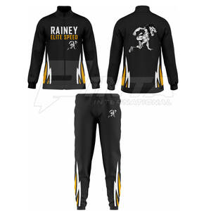 Ropa juvenil Uniforme de pista transpirable Logotipo personalizado Uniforme de pista de tamaño adulto - Product Image 3