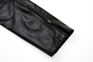 Pantalon en cuir à jambes larges et taille haute, nouvelle mode pour hommes, cuir de vachette de haute qualité, pantalon en cuir pour hommes - Product Image 4