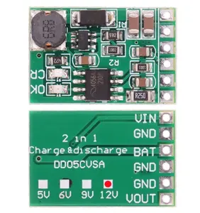 DD05CVSA 3,7 В 4,2 В зарядное устройство 5 В 6 В 9 В 12 В зарядное устройство DC преобразователь постоянного тока модуль усиления солнечного мобильного зарядного устройства литиевая батарея