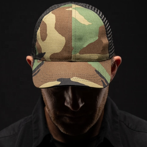 Casquettes Oxford unisexes personnalisées imperméables à 5 panneaux, motif léopard forestier, pour streetwear, sports tactiques, décontractées - Product Image 3