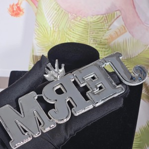 สร้อยคอจี้มงกุฎประดับเพชรโมอิสซาไนต์ VVS ชุบทองคำขาว เงินแท้ 925 สไตล์ฮิปฮอป สำหรับผู้ชาย ราคาประหยัด - Product Image 4