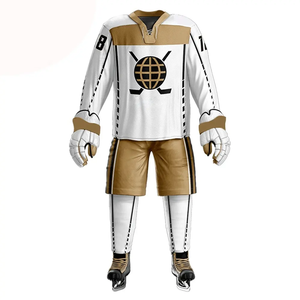 Nouveauté Maillot de hockey sur glace à sublimation personnalisée avec broderie 100% polyester respirant et séchage rapide fabriqué au Pakistan - Product Image 2