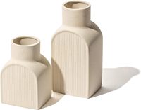 Lot de 2 vases à fleurs modernes en métal aluminium pour hôtels vaisselle de salle de séjour pot de fleur fabricant en gros exportateur