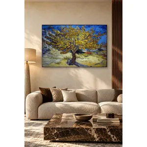 Impression sur toile Fida Van Gogh, arbre de mûrier jaune sous un ciel bleu - Product Image 5