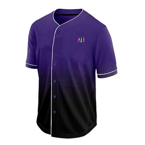 Conjuntos de Uniformes de Béisbol de Ajuste Cómodo con Detalles del Equipo para Hombre en Tela Ligera y Transpirable para el Día del Juego - Product Image 3