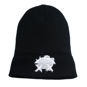 2025 nuevo sombrero de punto de lana hombres mujeres fantasma cara expresión bordado cálido gorro Universidad parejas jacquard negocios 3D - Product Image 3