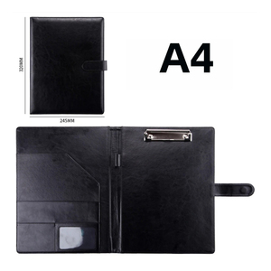 Carpeta de anillas con logotipo personalizado para documentos, carpeta de archivos, cubierta de Certificado de tapa dura clásica para carpeta escolar, cubierta de cuero para archivos - Product Image 5