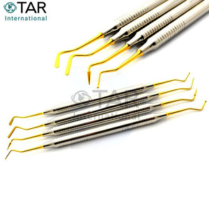 Kit d'outils de moulage de résine dentaire professionnel 7 placages complets spatule de remplissage en résine Composite poignée de mélange Instruments médicaux - Product Image 3