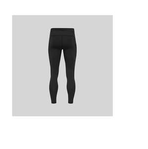 Leggings negros para hombre hechos con algodón orgánico certificado que contiene 10% de lucre que le brinda comodidad, leggings de cintura alta. - Product Image 4
