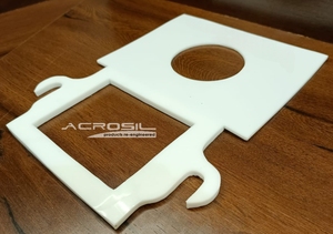 ปะเก็นหลายโรงงานสีขาวนมผลิตภัณฑ์ยางซิลิโคนตัดตามสั่ง - Product Image 2