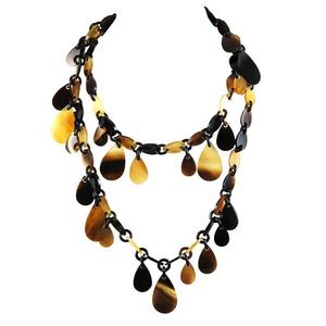 Collar de Cuerno de Búfalo en Oferta, Hecho a Mano, Cuerno Natural, Joyería de Moda de Alta Calidad, Collares de Cuerno de Búfalo - Product Image 3