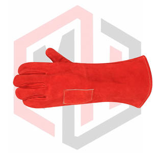 Gants de soudage en cuir fendu FireGrip épaisseur 7 oz longueur 16 pouces résistant à la déchirure pour le travail à haute température 2025 - Product Image 4