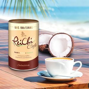 ReiChi Café 400g, Café con Hongos Reishi, Ginseng, Coco, Cafeína de Guaraná y Café, Magnesio, B12 - Product Image 4