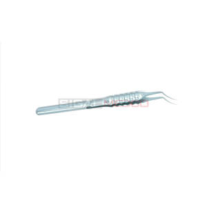 Fórceps de capsulorrexis Puntas dentadas puntiagudas Ejes curvos 13mm Longitud del ángulo Instrumentos médicos oftálmicos Catarata - Product Image 4